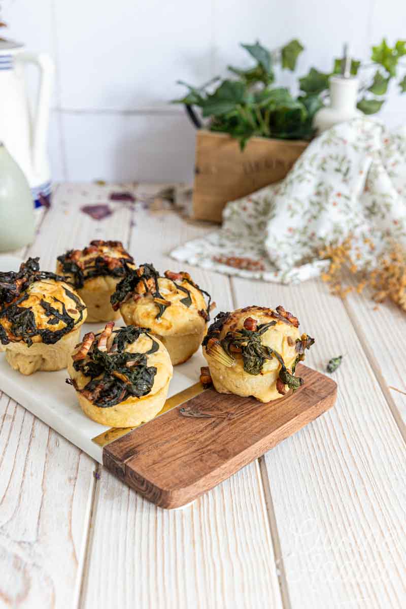 Mini focaccia aux blettes