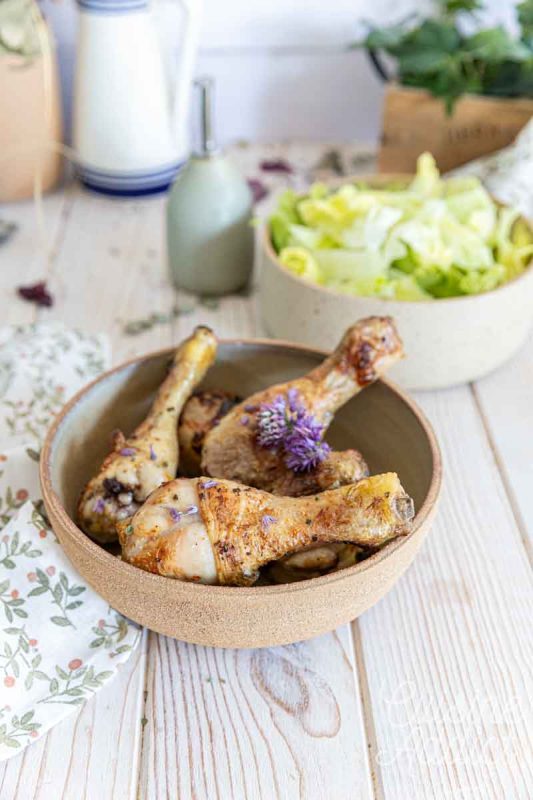 Pilons de poulet marinés au Air Fryer