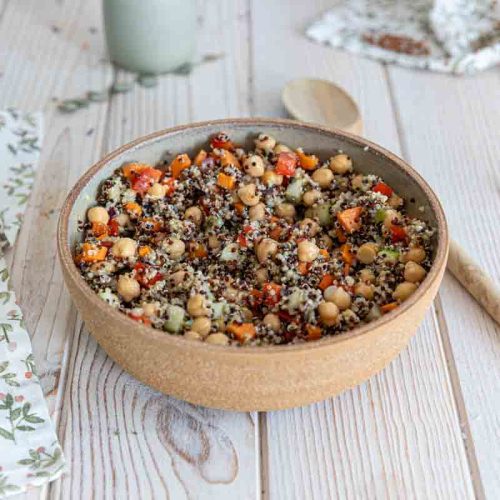 Recette de salade de quinoa et pois chiche