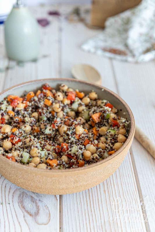 Salade de pois chiche et quinoa