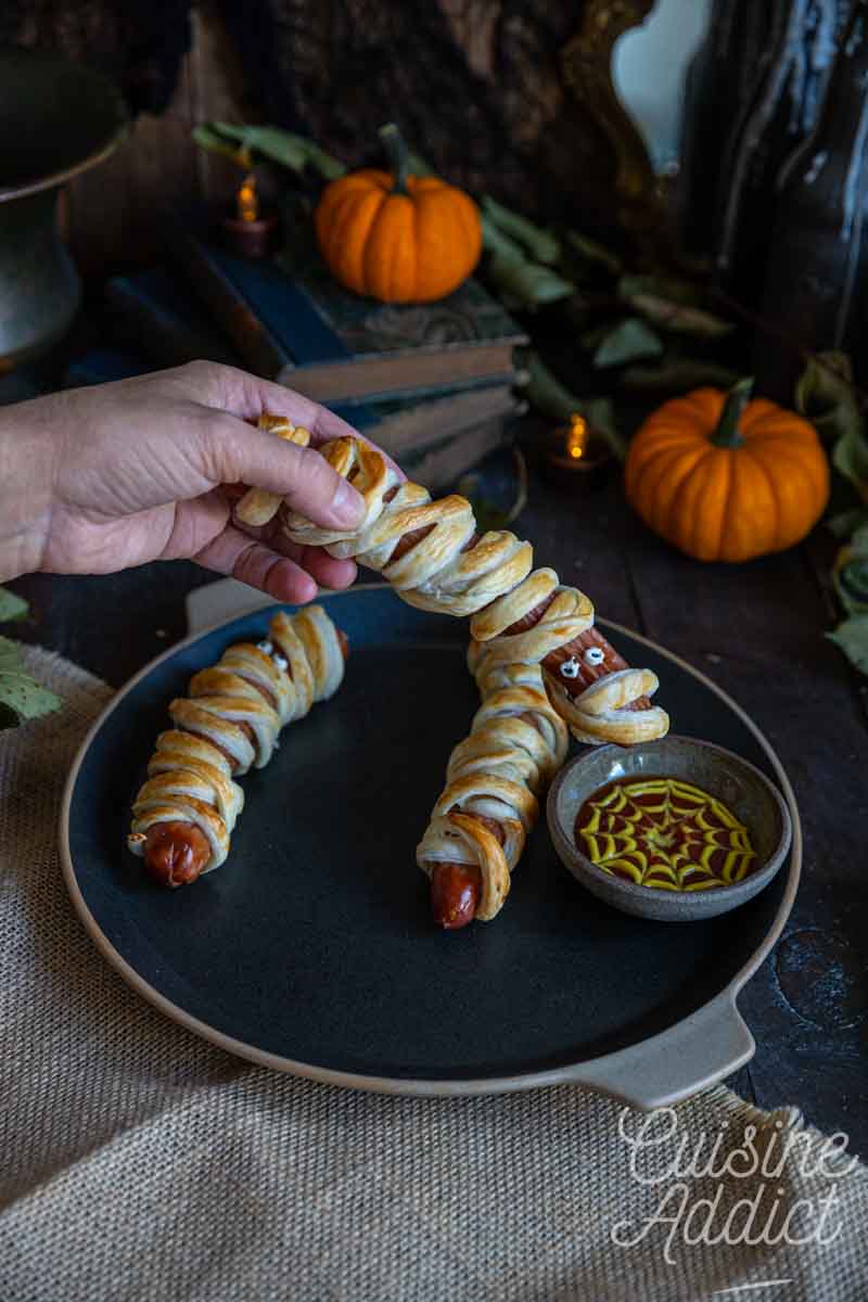 Knacks momifiées pour Halloween