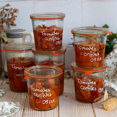 Recette de bocaux de tomates confites