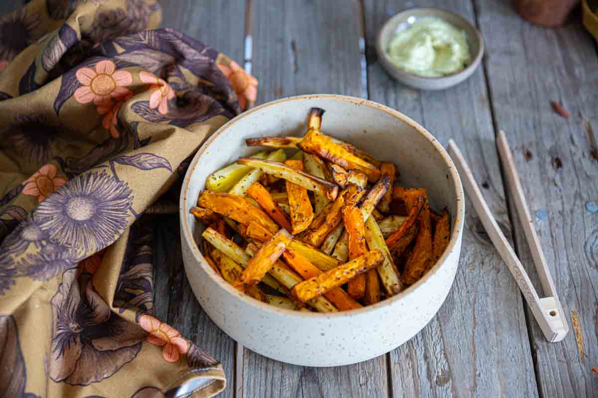 Recette de frites de légumes à l'Air Fryer