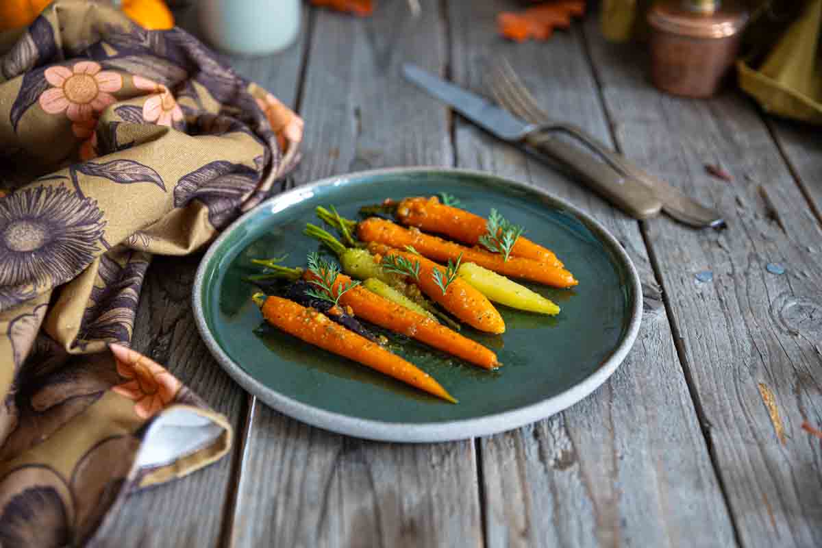 Recette de carottes glacées au miel