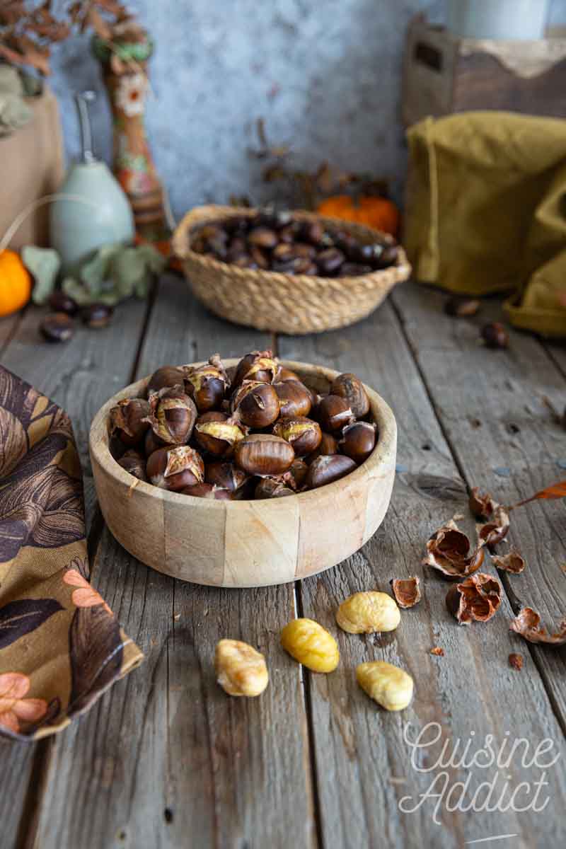 Marrons chauds au air fryer