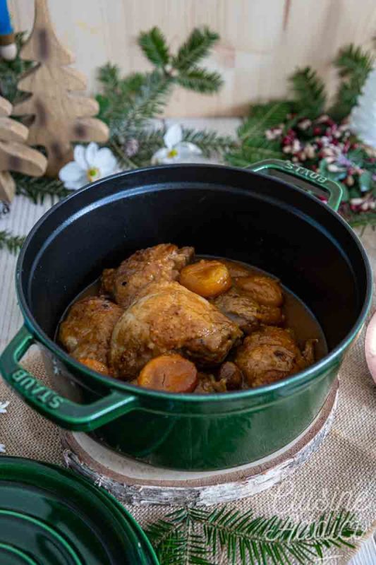 Poulet au pain d'épices et au miel pour Noël