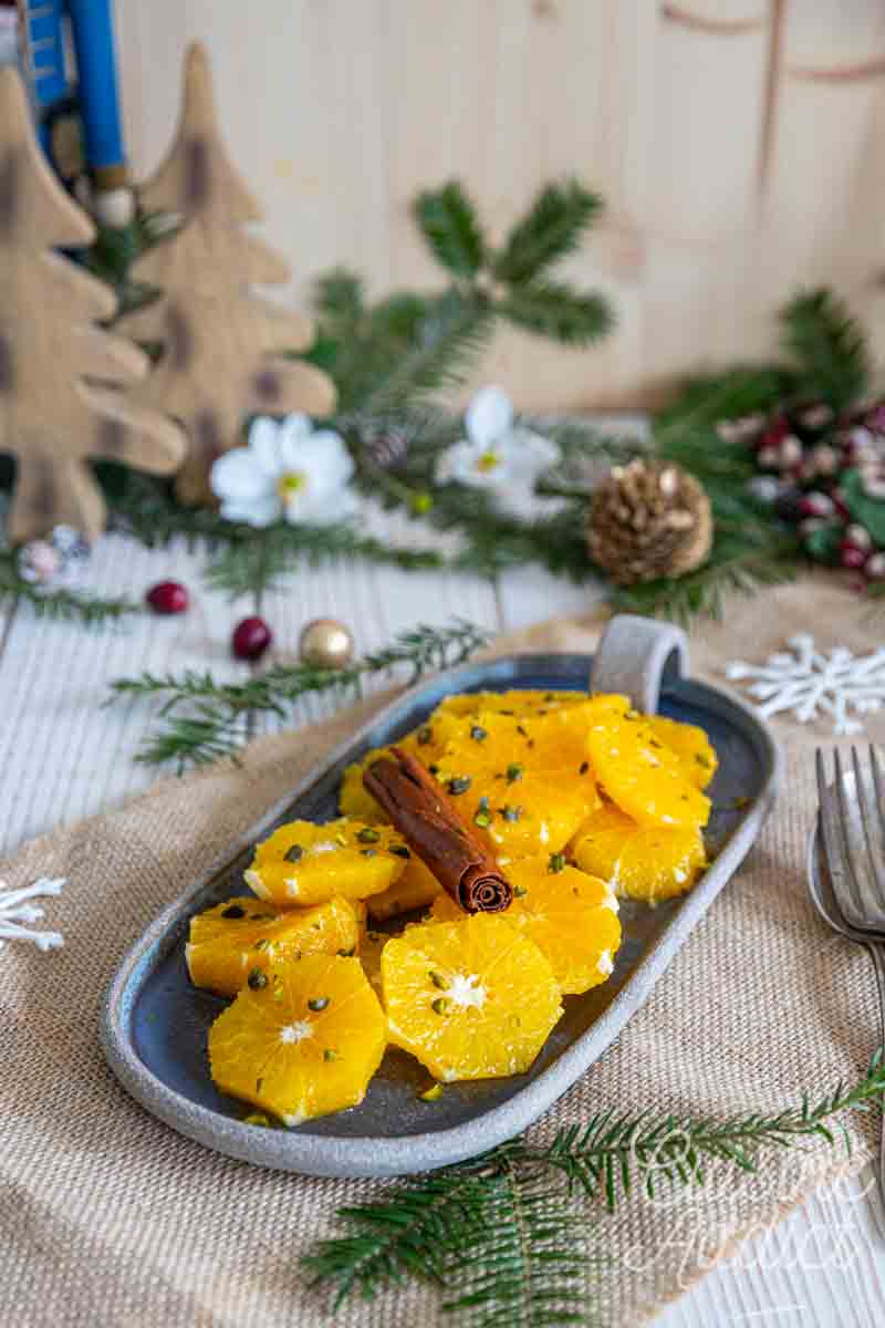 Salade d'orange au sirop léger
