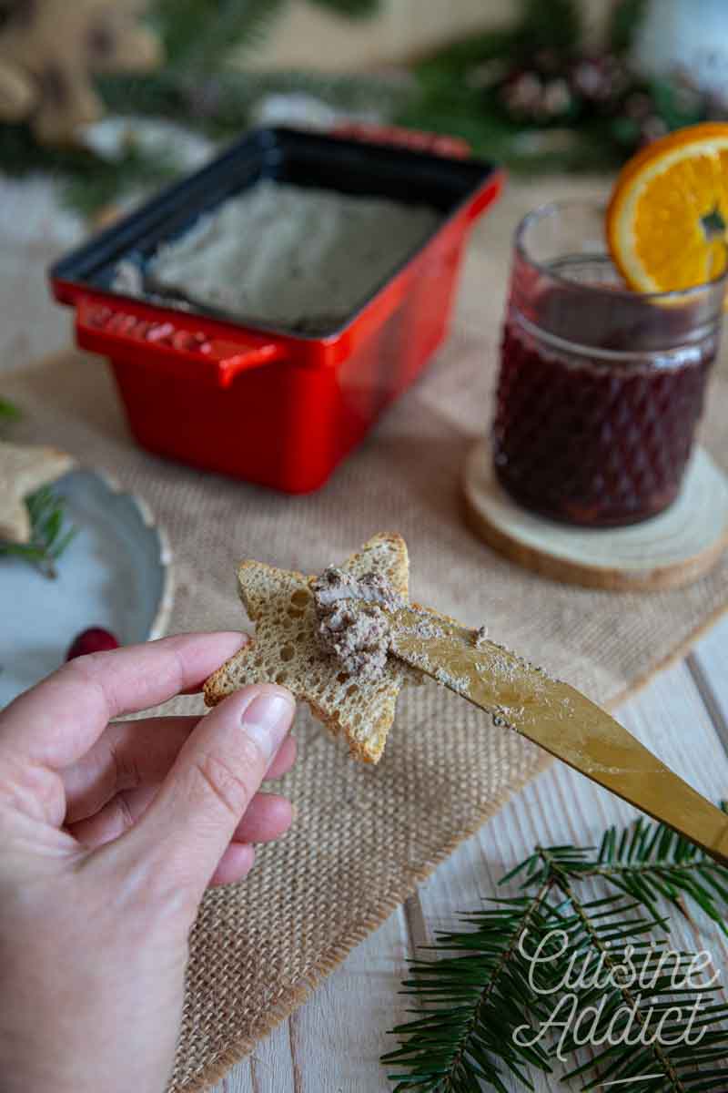 Toasts à la mousse de foie maison