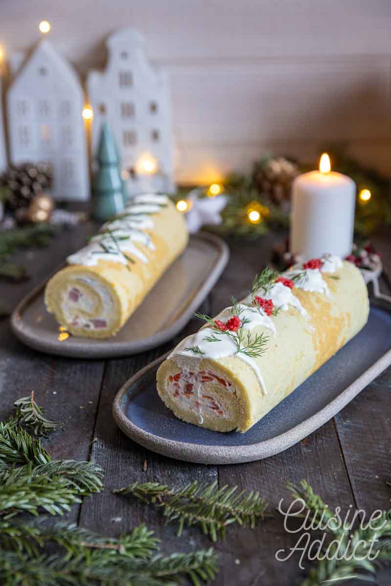 Bûches salées pour un apéritif de Noël original