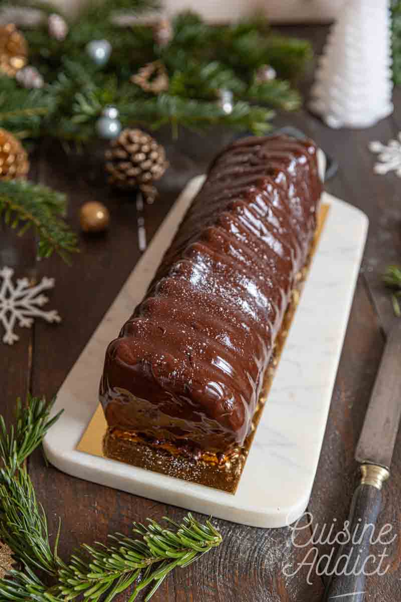 Bûche de Noël Praliné & Citron