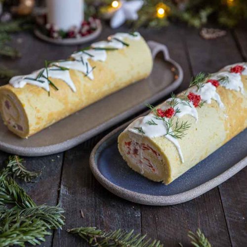 Recettes de bûches de Noël salées