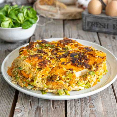 Recette de tortillas aux patates douces et poireaux