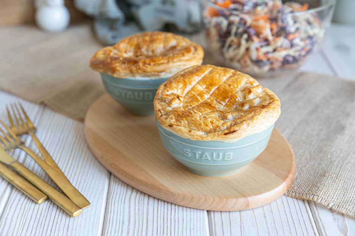Recette de chicken pot pies