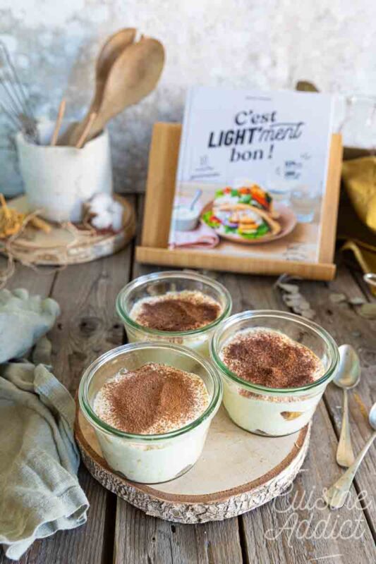 Tiramisu allégé au fromage blanc