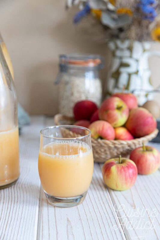 Jus de pommes pasteurisé maison
