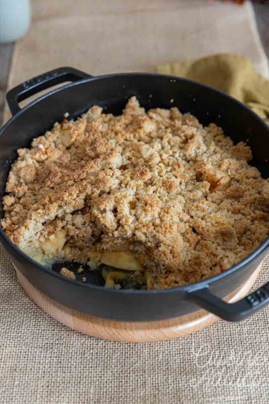 Crumble aux pommes