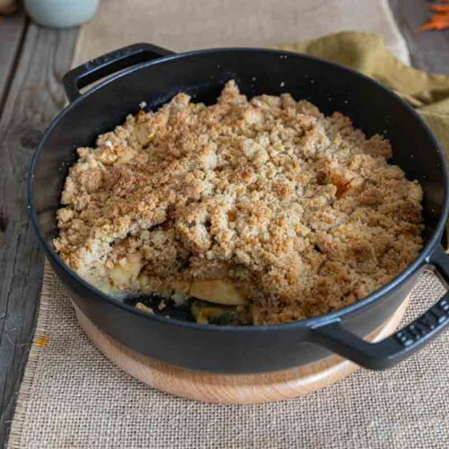 Recette de crumble aux pommes