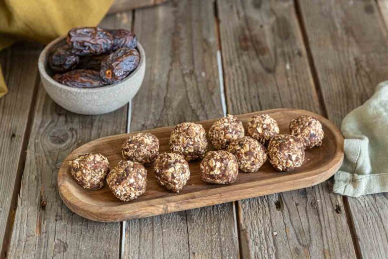 energy balls dattes cacao flocons d’avoine collation énergétique maison