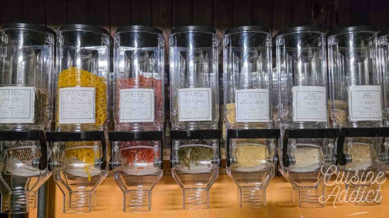 Organisation de silos à vrac pour pâtes et céréales